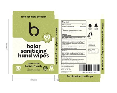 60 Bags (60 Bags Per Box Wipes Box)